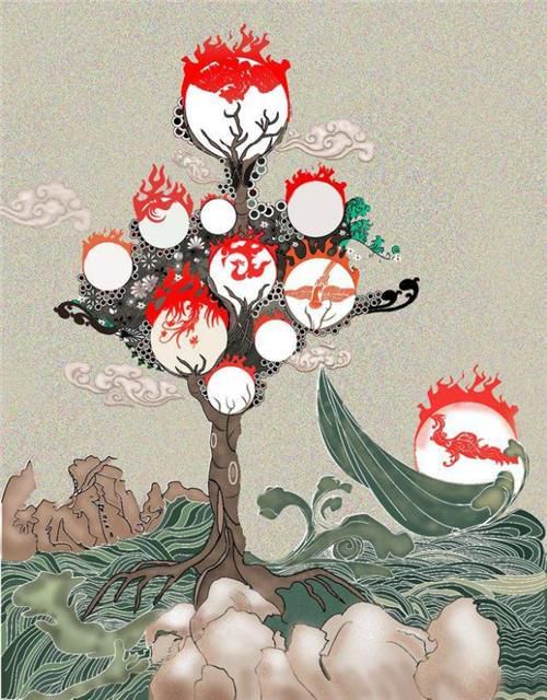 《扶桑神树：东方神话中的太阳栖息之地》